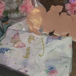 Butterfly baby shower theme items